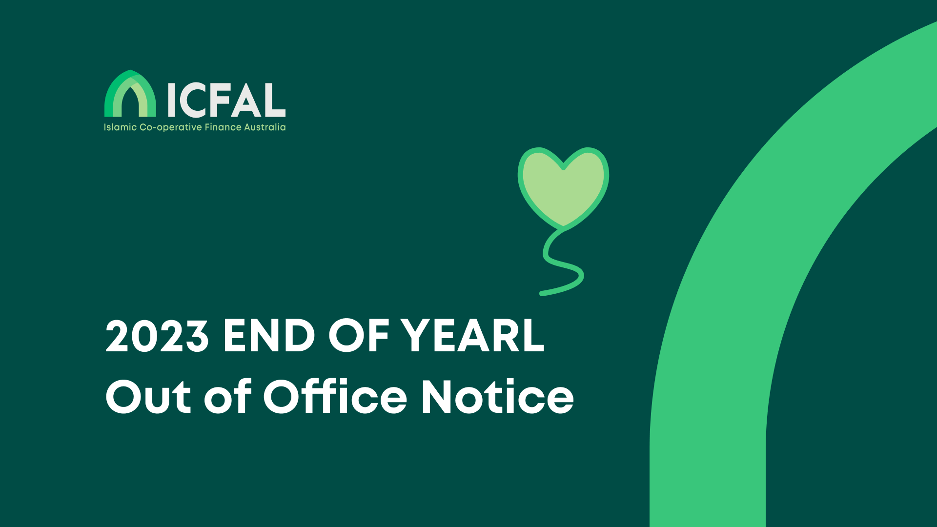 End of year Office Closure Announcement